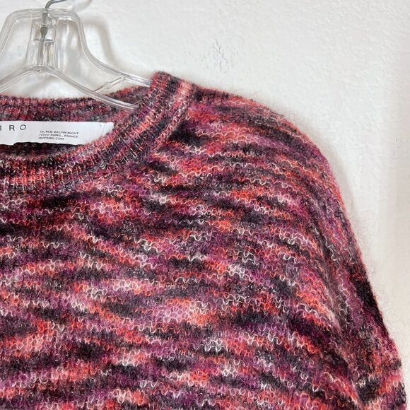 IRO Sweater Pink Black Boxy XS - Picture 4 of 11